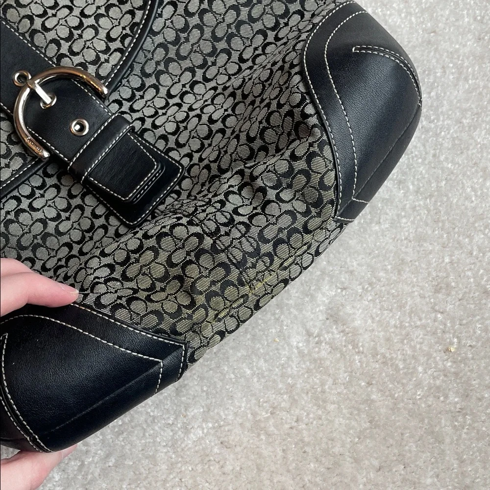 Coach Monogram Shoulder Bag - Picture 4 of 12